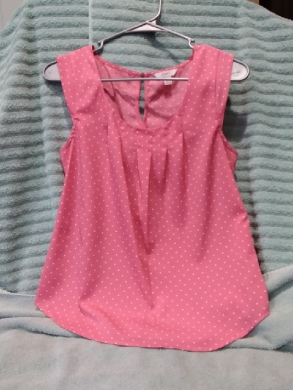 Dressy Pink Sleeveless Top